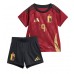 Belgium Leandro Trossard #9 Replica Home Minikit Euro 2024 Short Sleeve (+ pants)